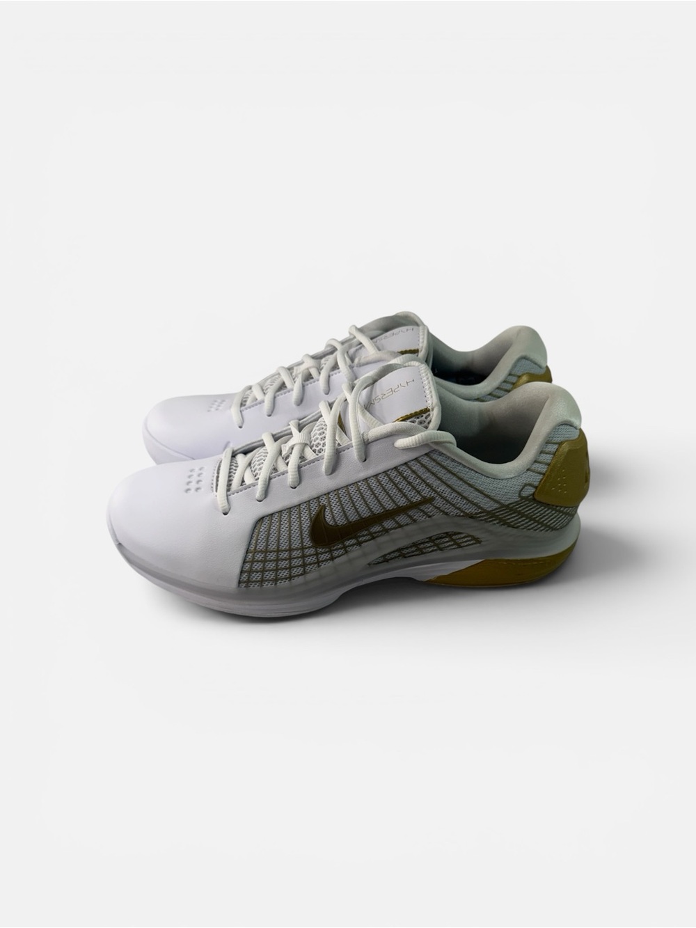 Nike Court Air Zoom Vapor 12 Hypersmash HC White Gold HV1488-100 Men's 10.5 - Picture 2 of 9